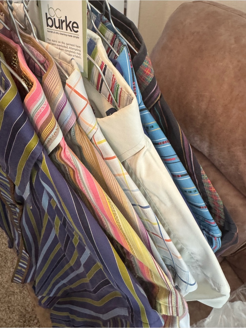 Robert Graham Men's M/L Multi-Stripe Blazers & Shirts - Assorted Colors Lot 8